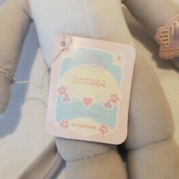 Vintage Precious Moments  (1988) October Doll Halie with stand - Picture 5 of 9